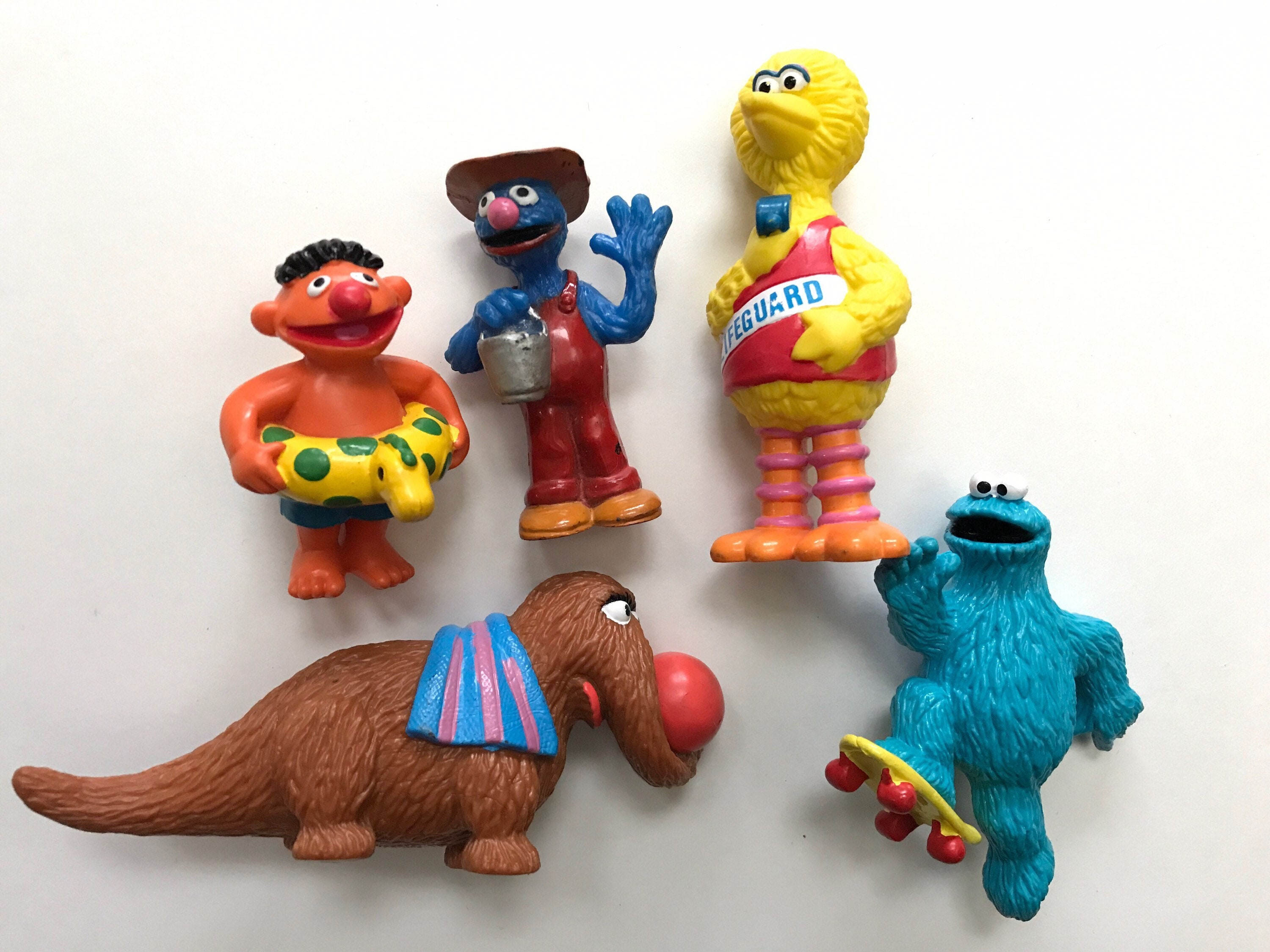 PVC Muppets Figures Applause Cookie Monster Big Bird Jim PVC Muppets Figures Applause Cookie Monster Big Bird Jim