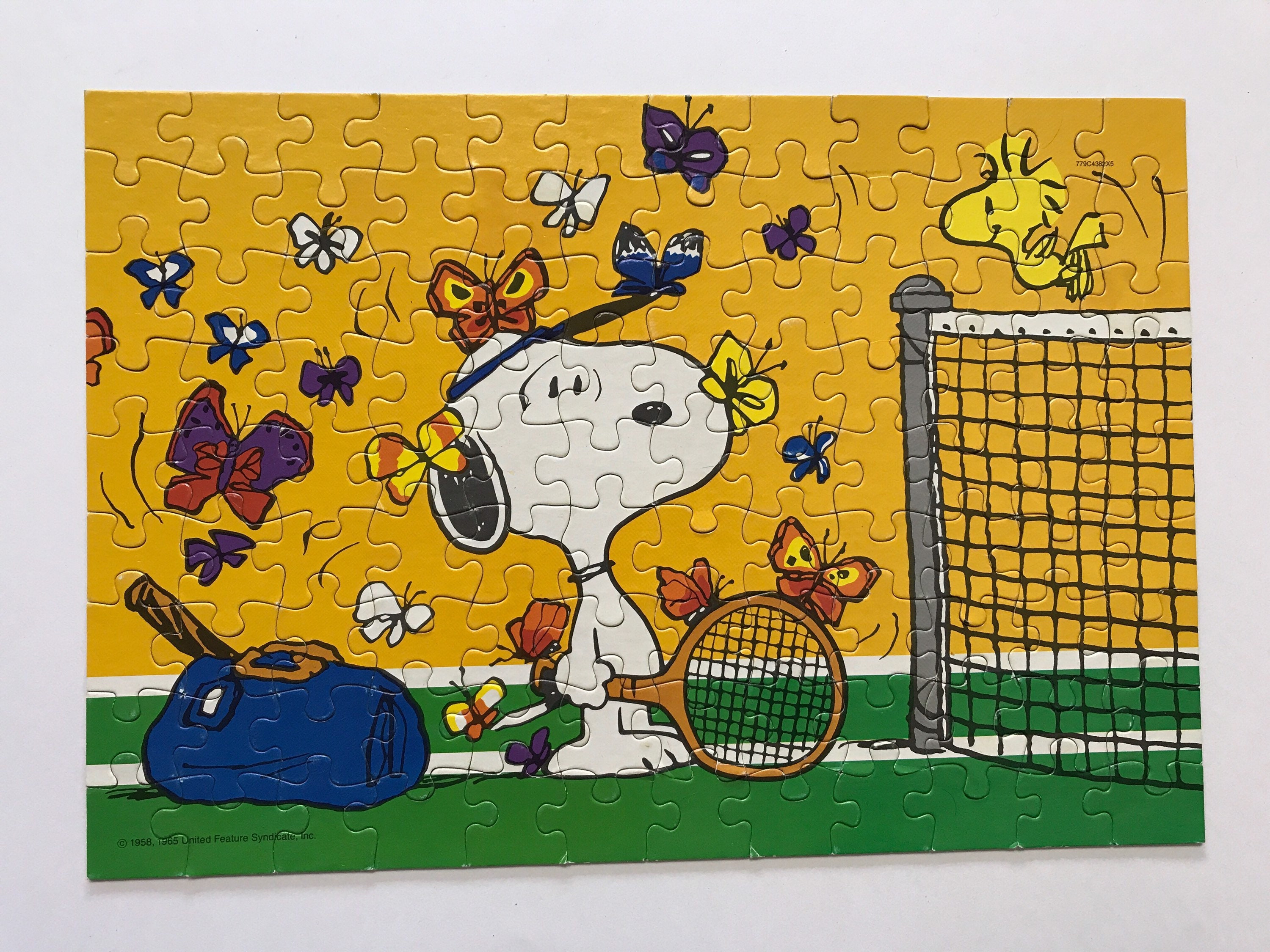 Peanuts Charlie Brown Gang Puzzle Retro Kids Toys Games 80s Etsy