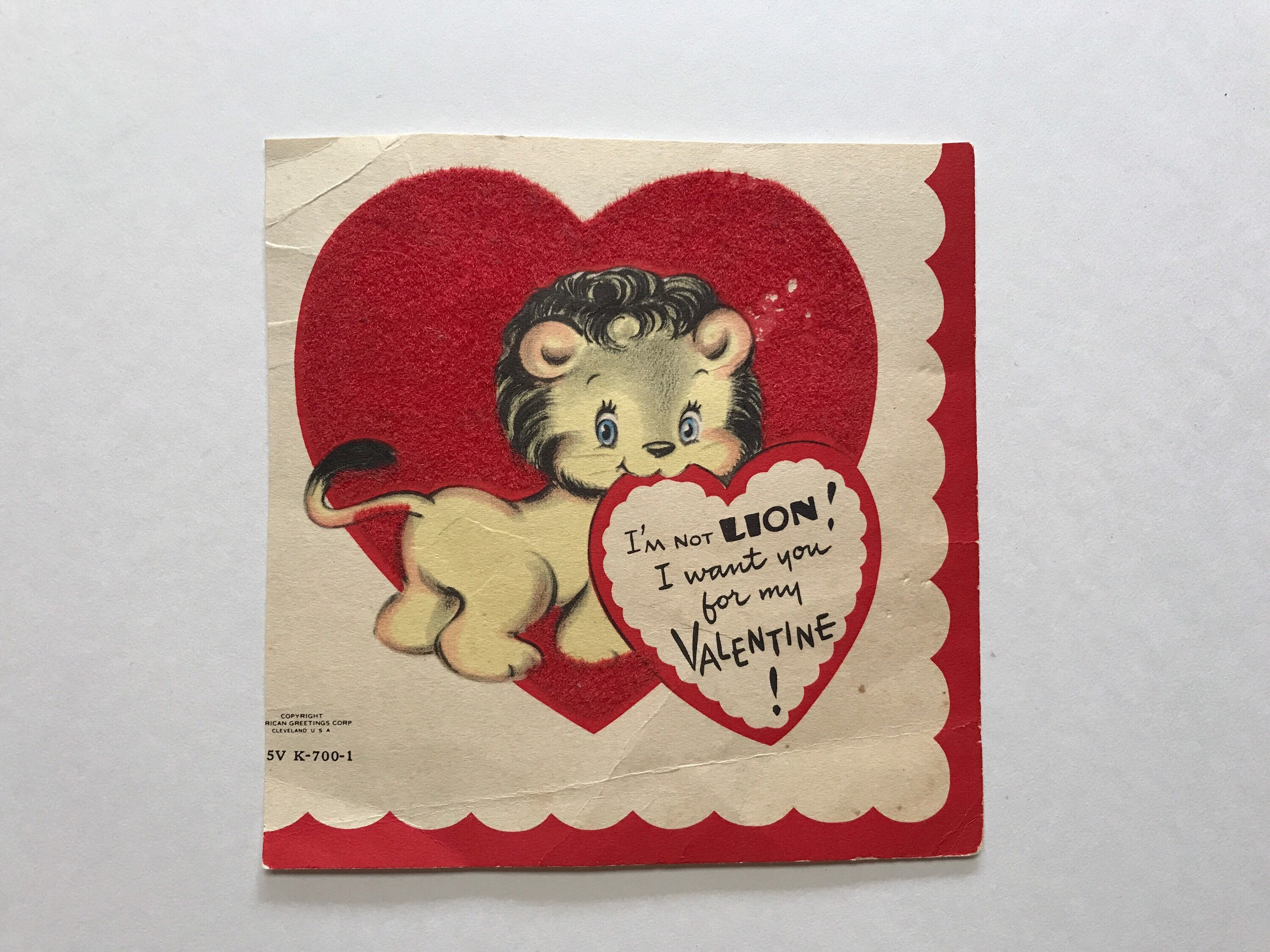 Valentines 1950's Cards -  Canada