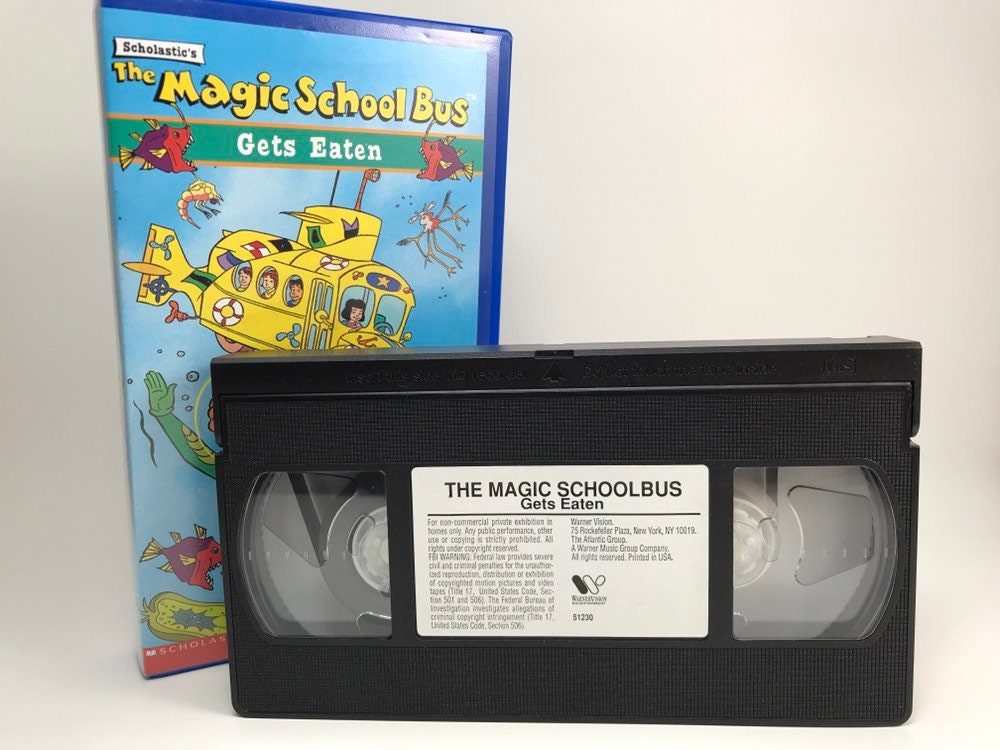 1990s the Magic School Bug Gets Eaten VHS Video Tape Tested Etsy