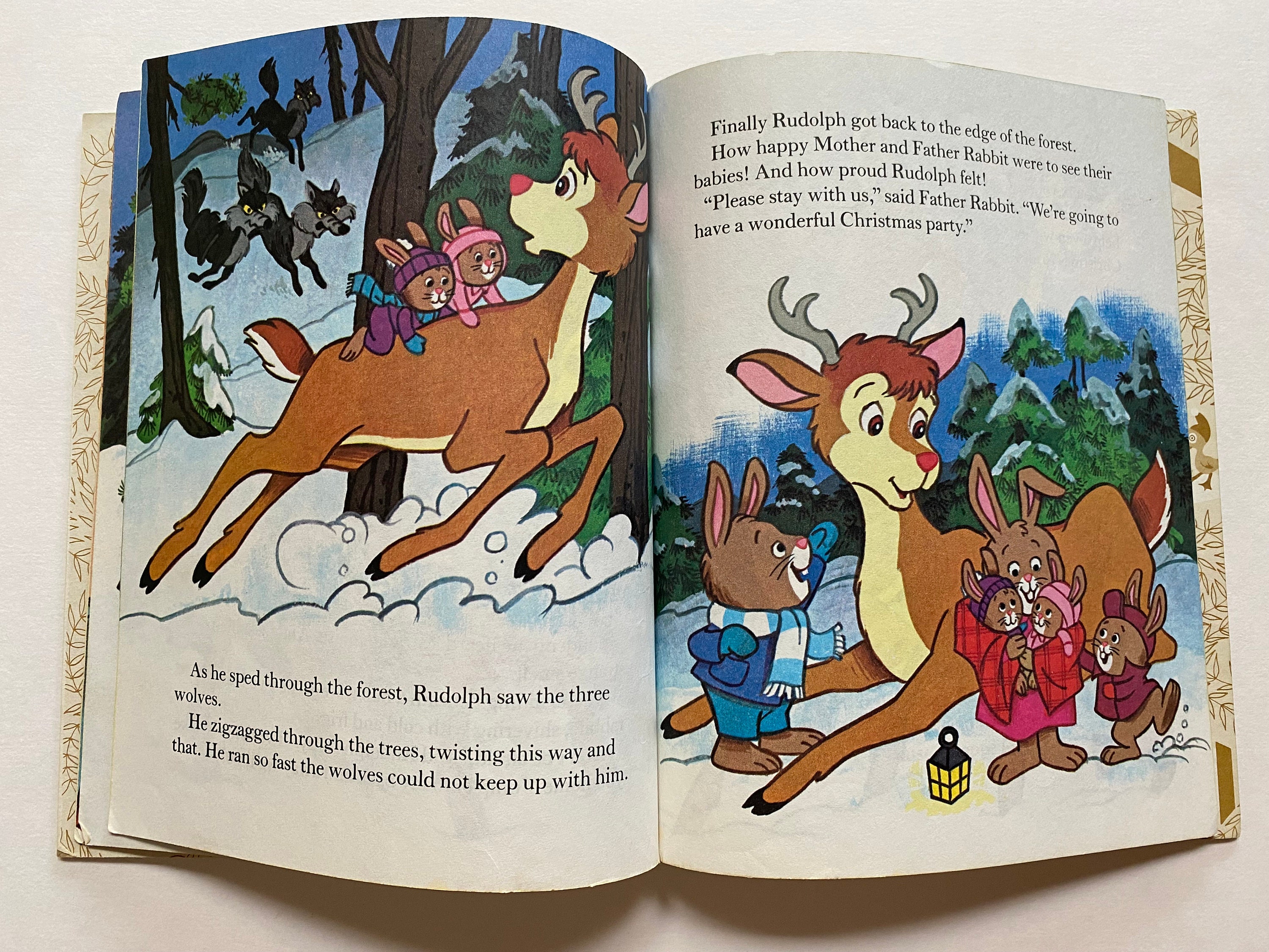 Rudolph Shines Again Little Golden Book Kids Children Red Nosed ...