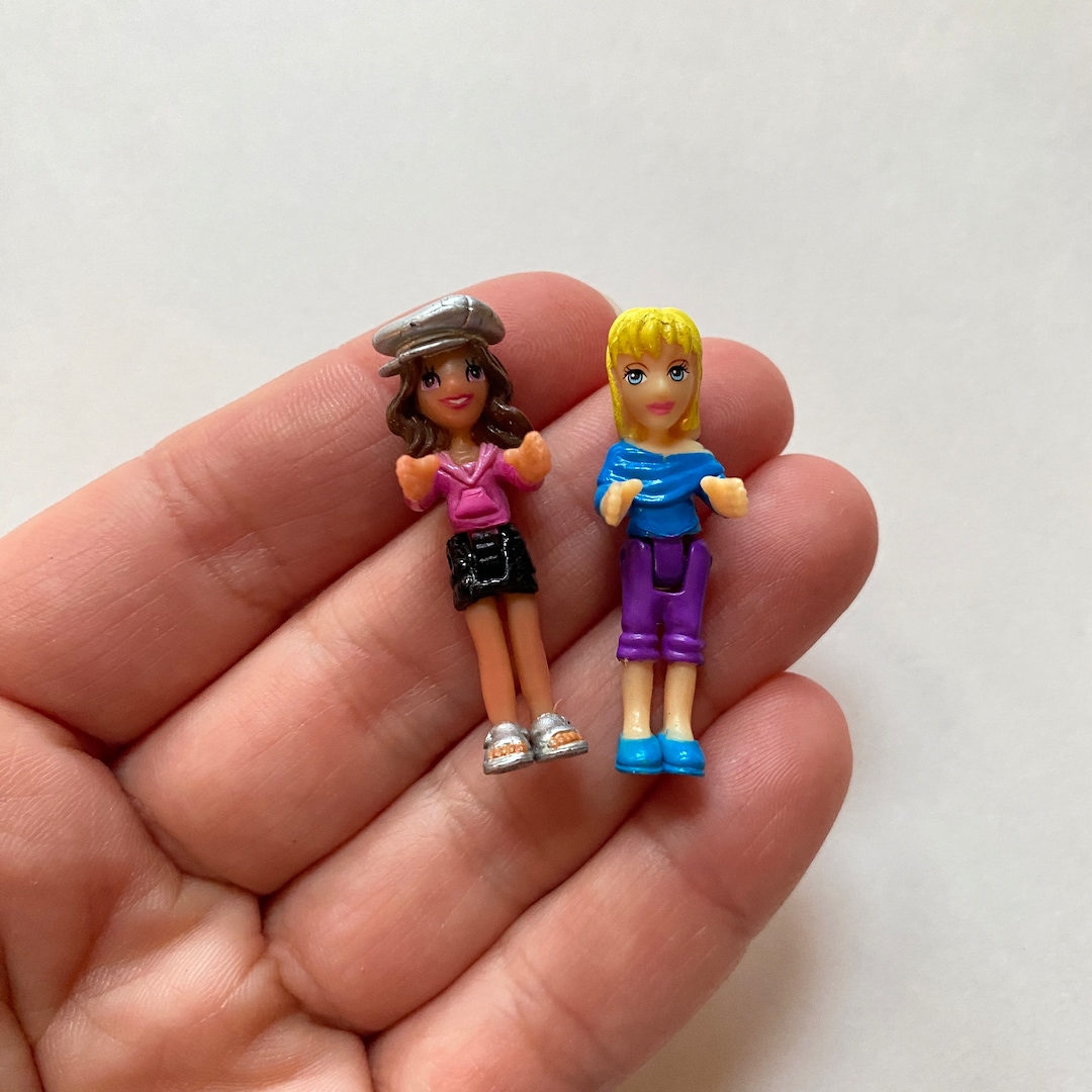 Polly Pocket Mini Figure Dolls Early 2000s Pair - Etsy