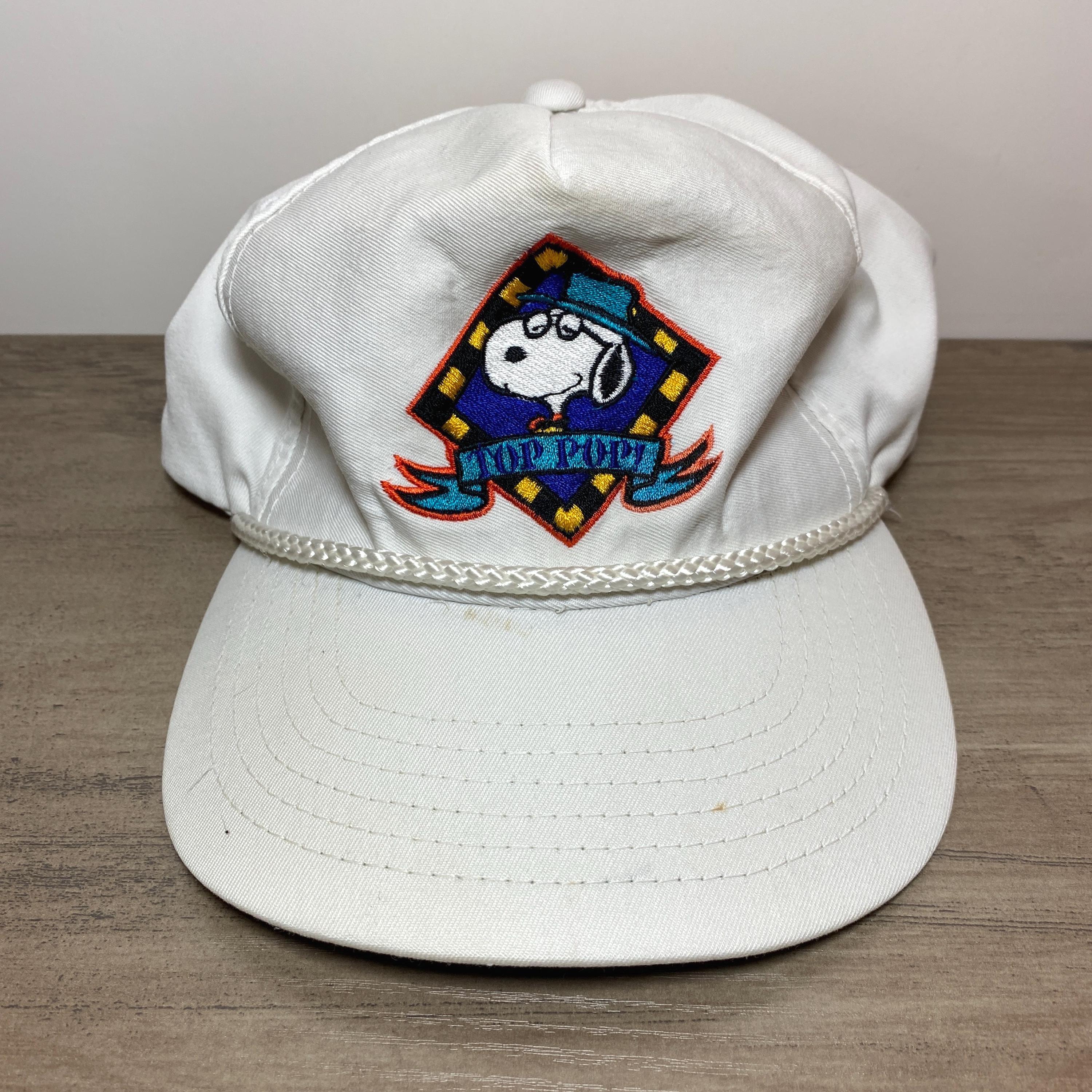 Snoopy Hat Top Pop Dapper Dog Baseball Hat 1990s Adult One Size