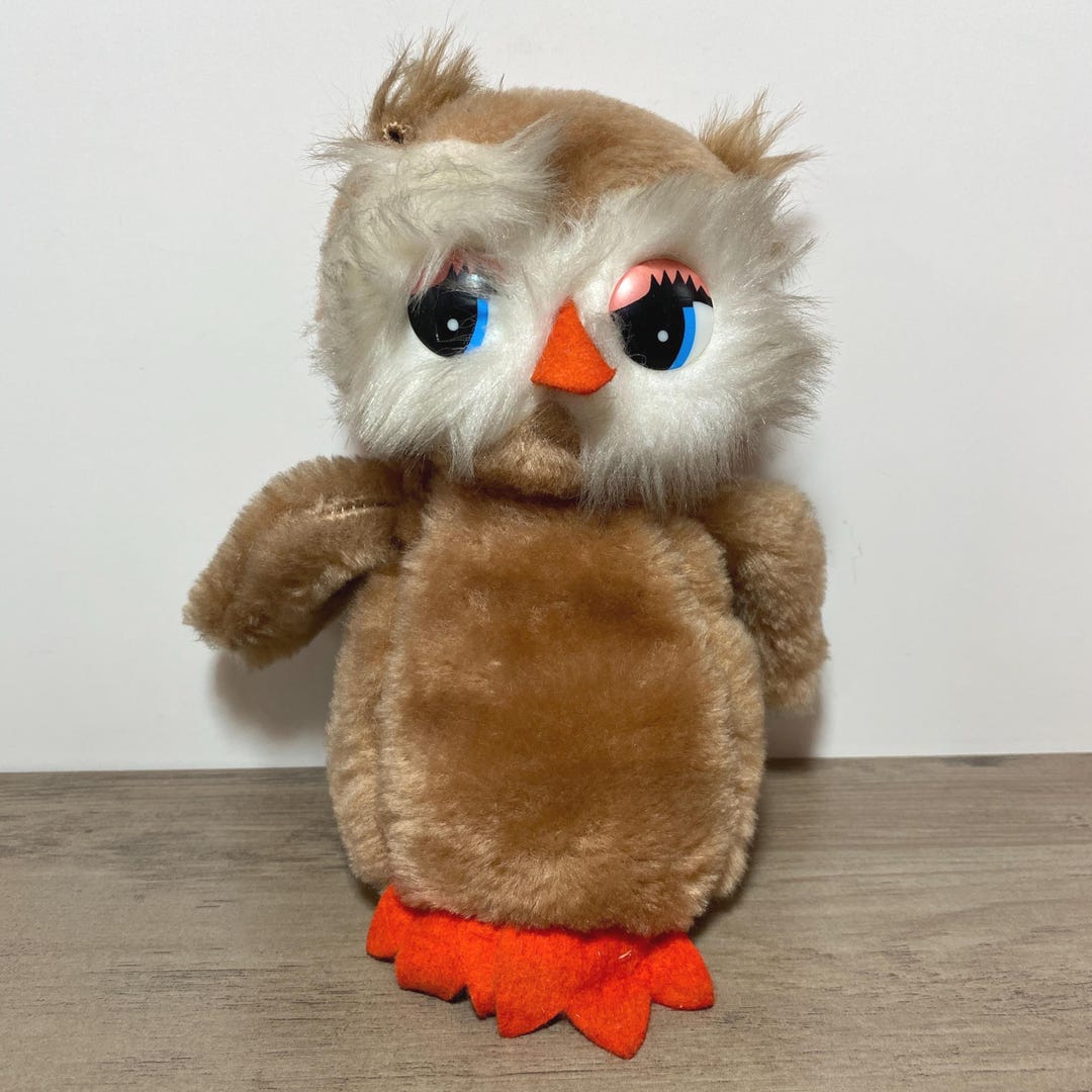 1970s Owl Plush Stuffed Animal Mighty Star Woodland Plush - Etsy