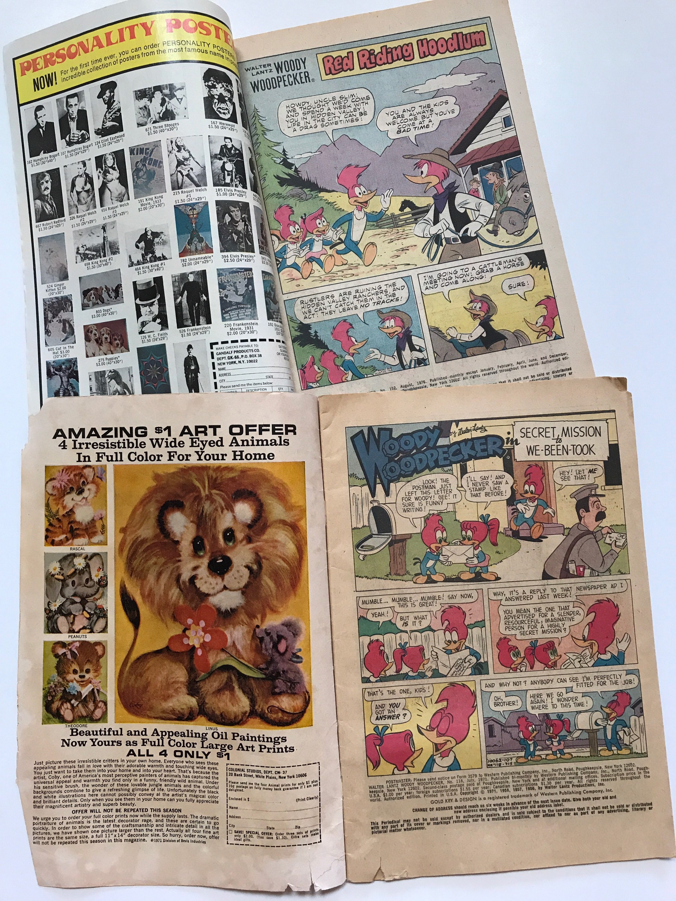 1970s Woody Woodpecker Kids Comic Book Retro Gold Key Comics | Etsy