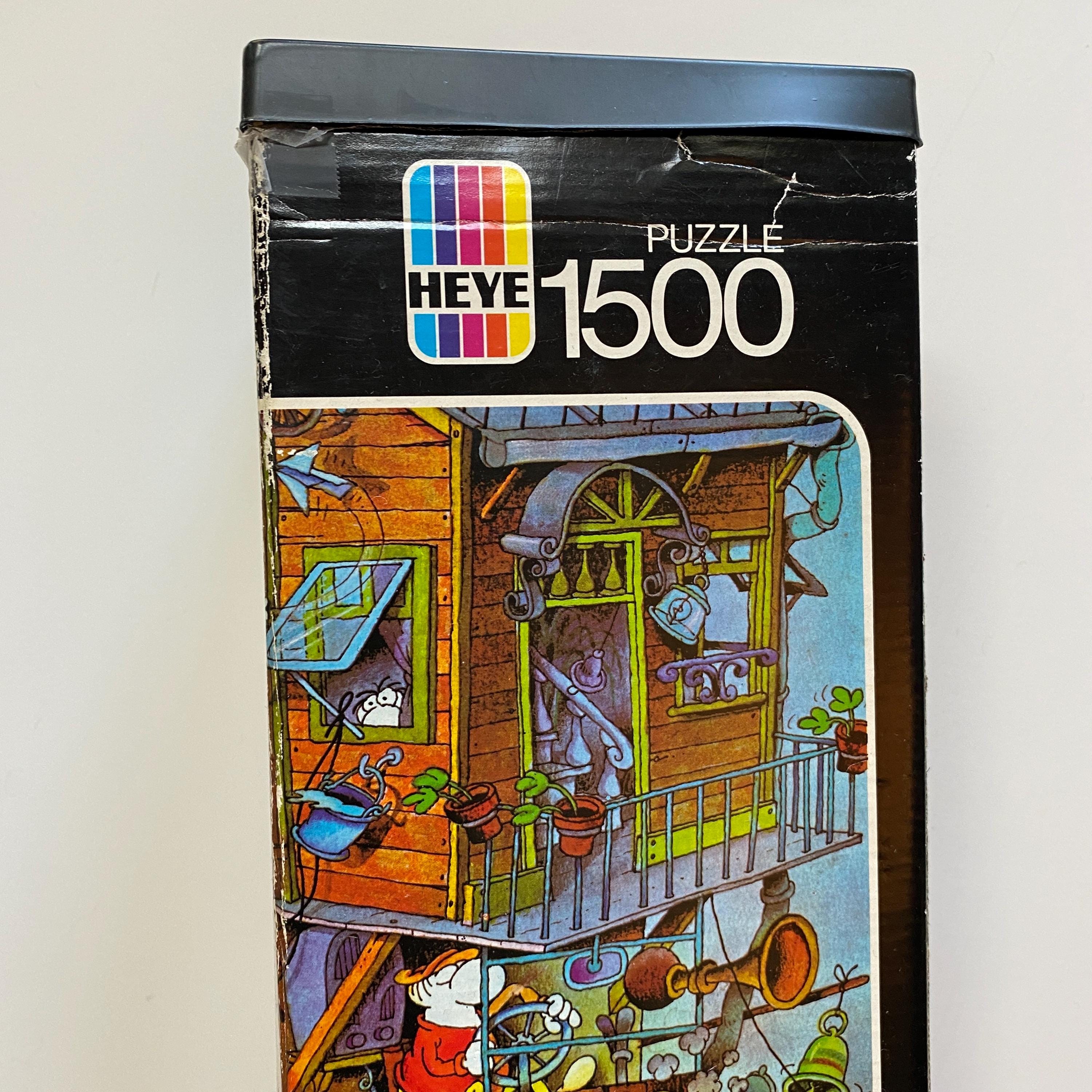 Mordillo Puzzle Easy Rider 1500 Pieces COMPLETE 1981 HEYE 8807