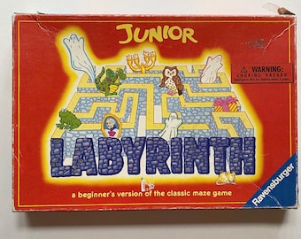 1995 Junior Labyrinth Game Ravensburger 80s Kids Game Night Made in Germany