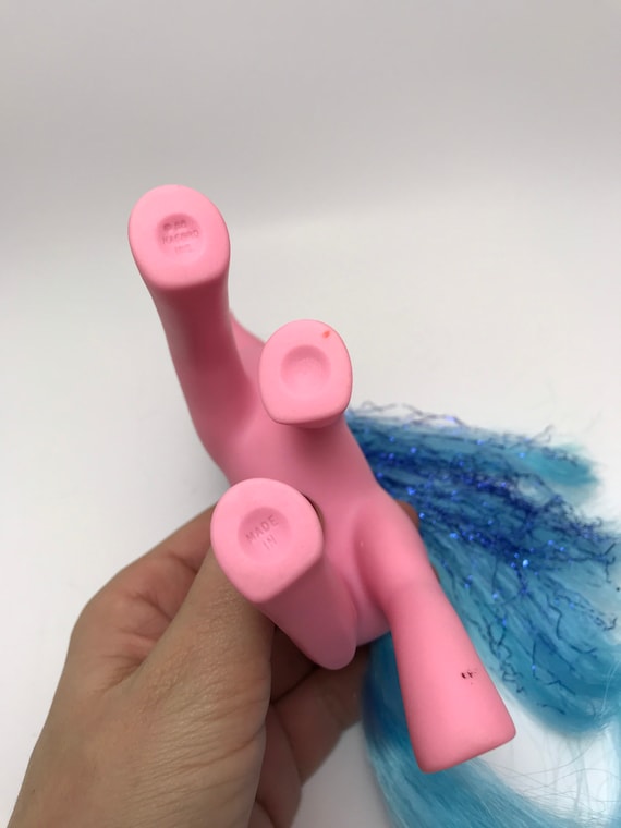 Buy 1980s My Little Pony Sweetheart Sister Happy Hugs Pony Mlp G1 80s Kids  Toys Pink Blue Glitter Lipstick Online in India