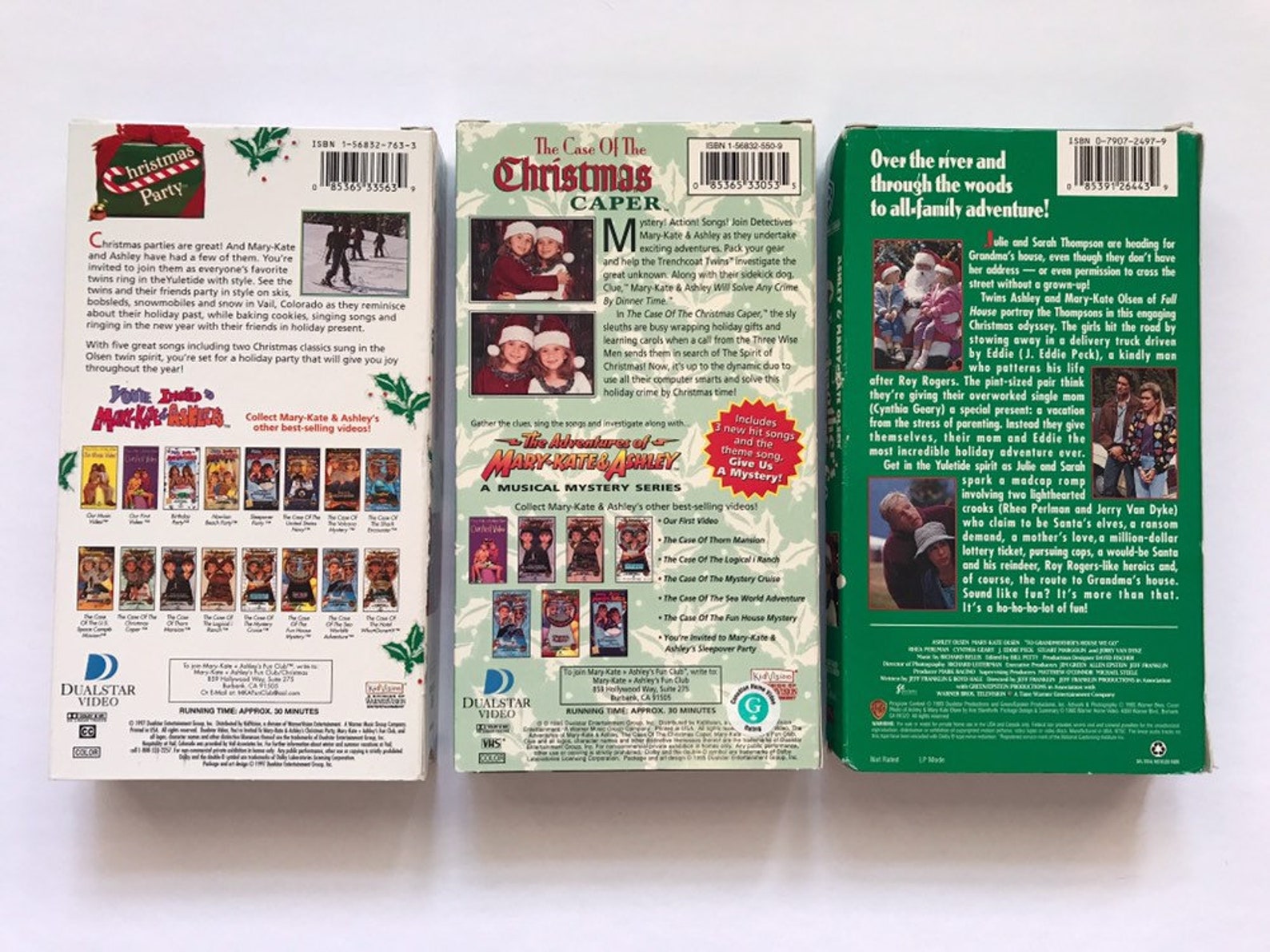 1990s Mary Kate and Ashley Olsen VHS Videos Christmas Specials - Etsy