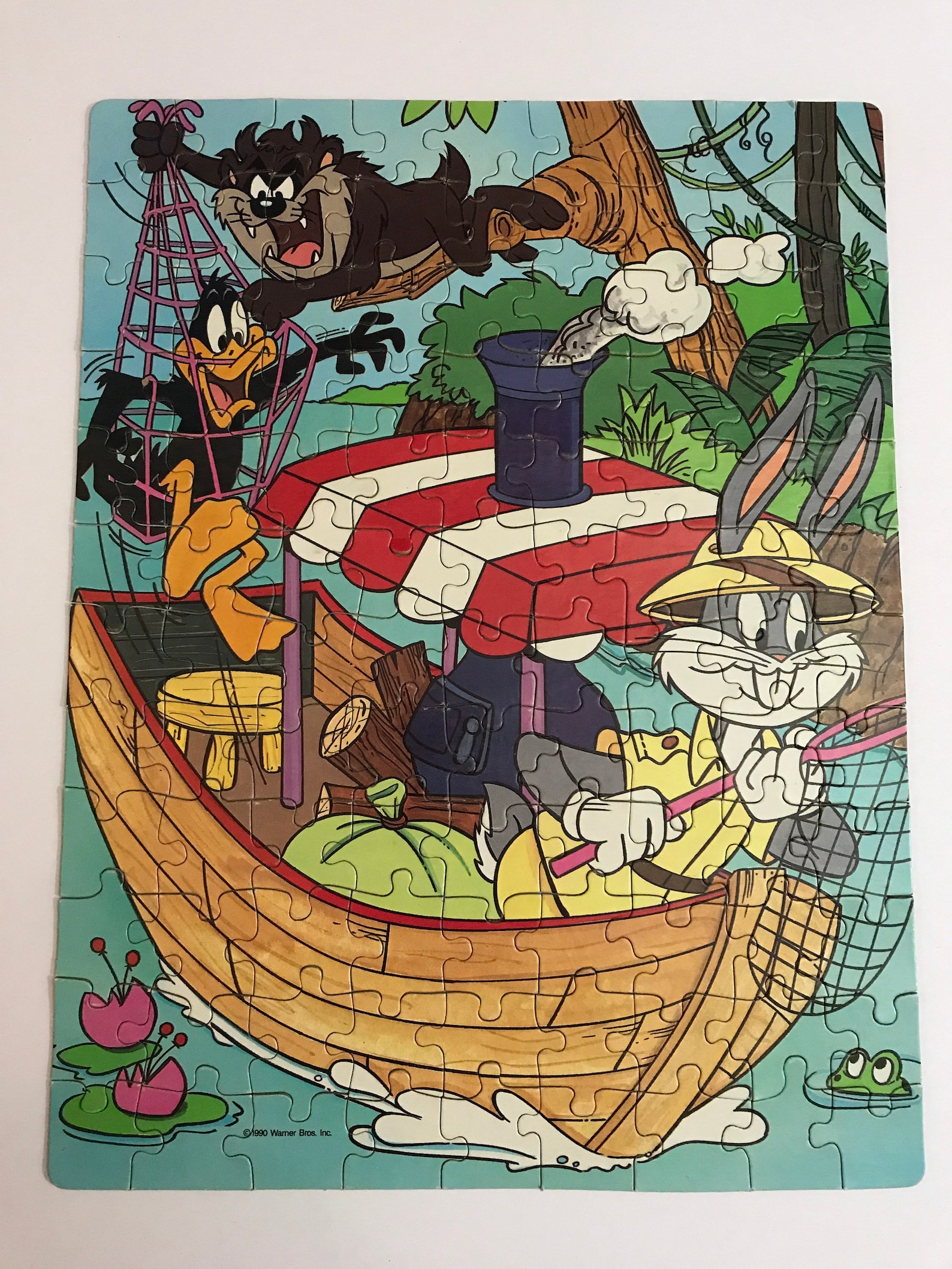 1990 Looney Tunes Bugs Bunny Jigsaw Puzzle Kids Retro 90s Cute Etsy