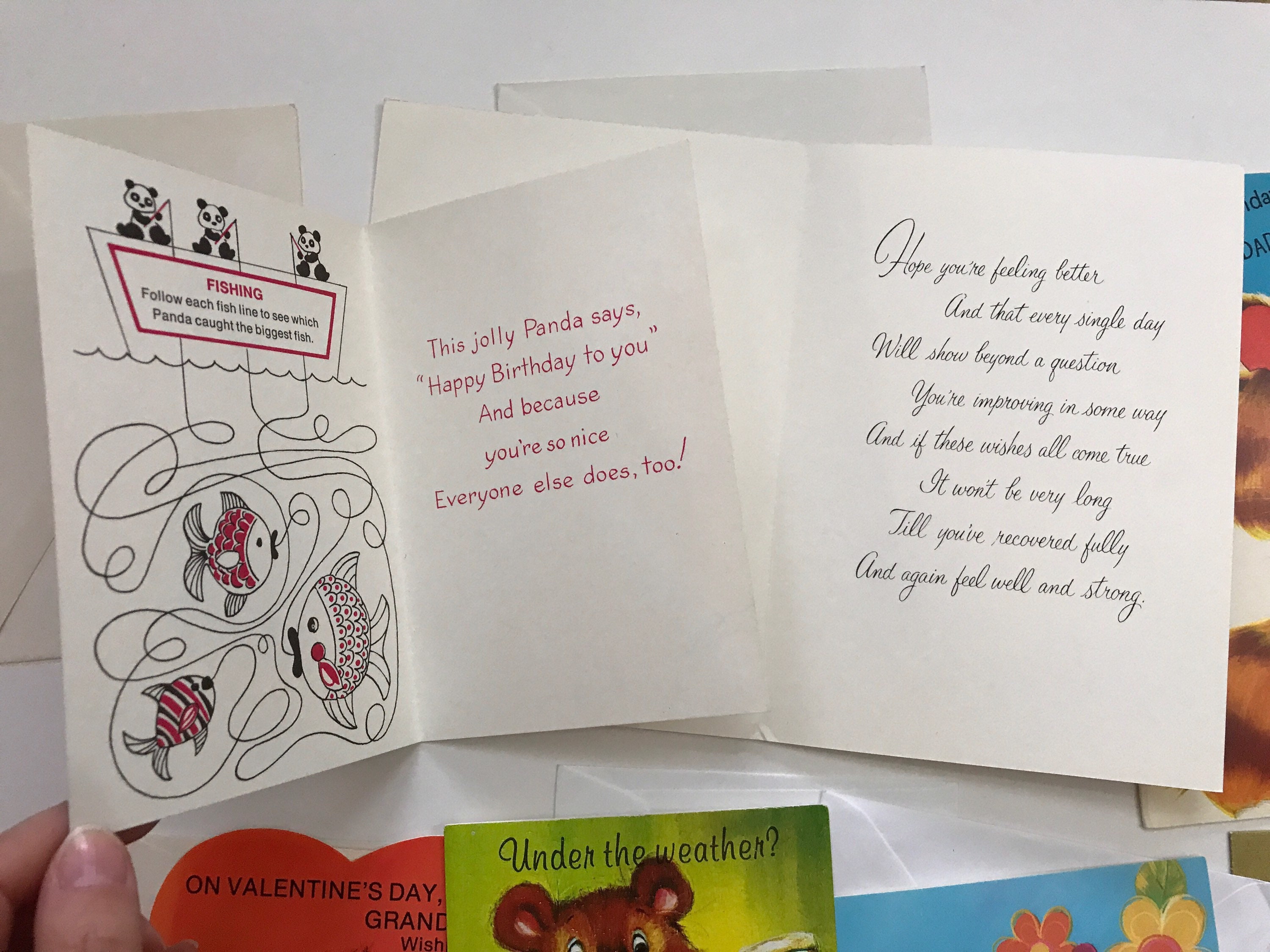 Vintage Greeting Cards Lot Lithographed Paper Ephemera Cute Etsy