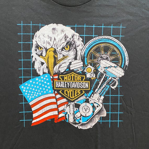 ヴィンテージ ハーレーダビッドソン イーグル Tシャツ 1980年代