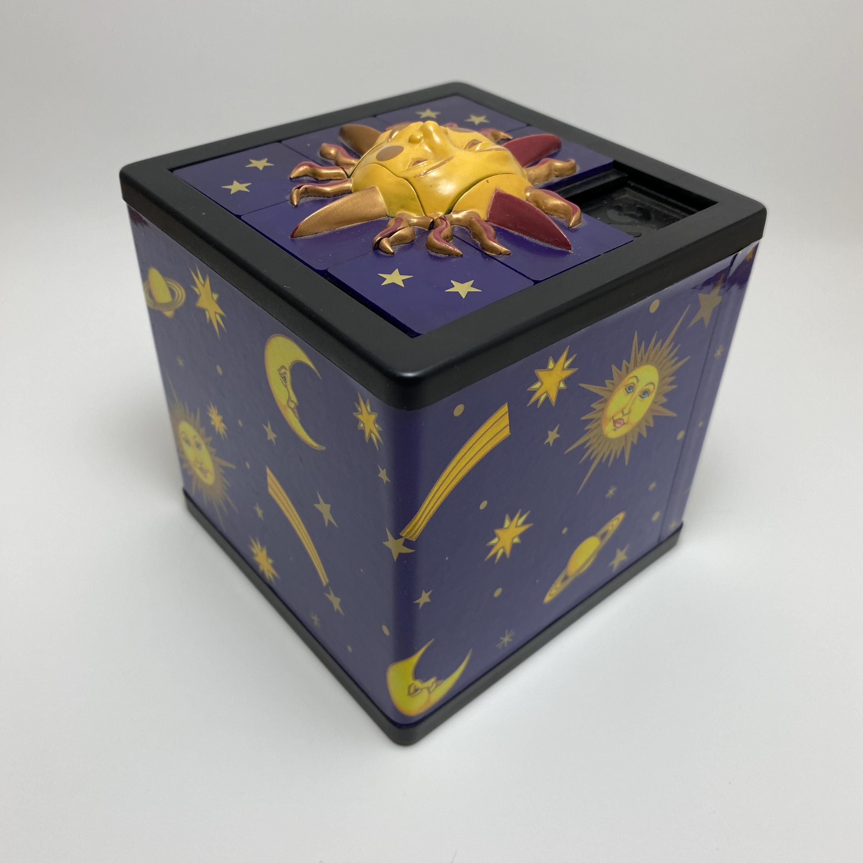 Celestial Sun Moon Stars Coin Bank 3D Sliding Puzzle Damert 1996