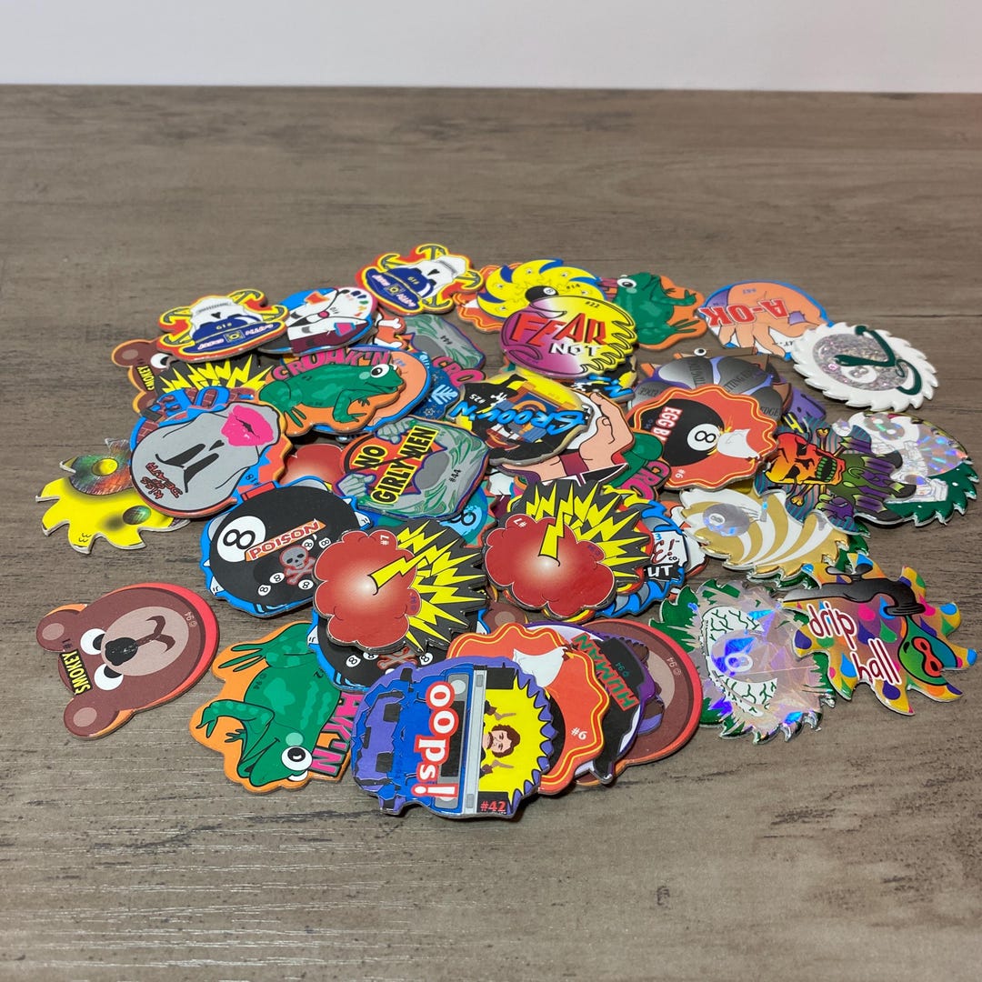 Cut Out Pogs Game Pieces Shaped 1990s LOT - Etsy