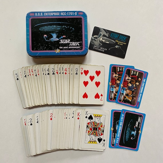 Star Trek the Next Generation Playing Cards in Collector Tin +