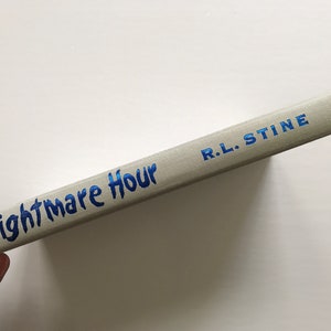 SALE RL Stine Nightmare Hour Hardcover Book Teens Young Adults Reading Horror Adventure 90s 1999 Short Stories