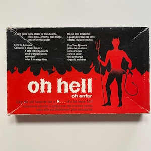 Jeu de cartes Oh Hell Copp Clark fabriqué au Canada dans les années 1970