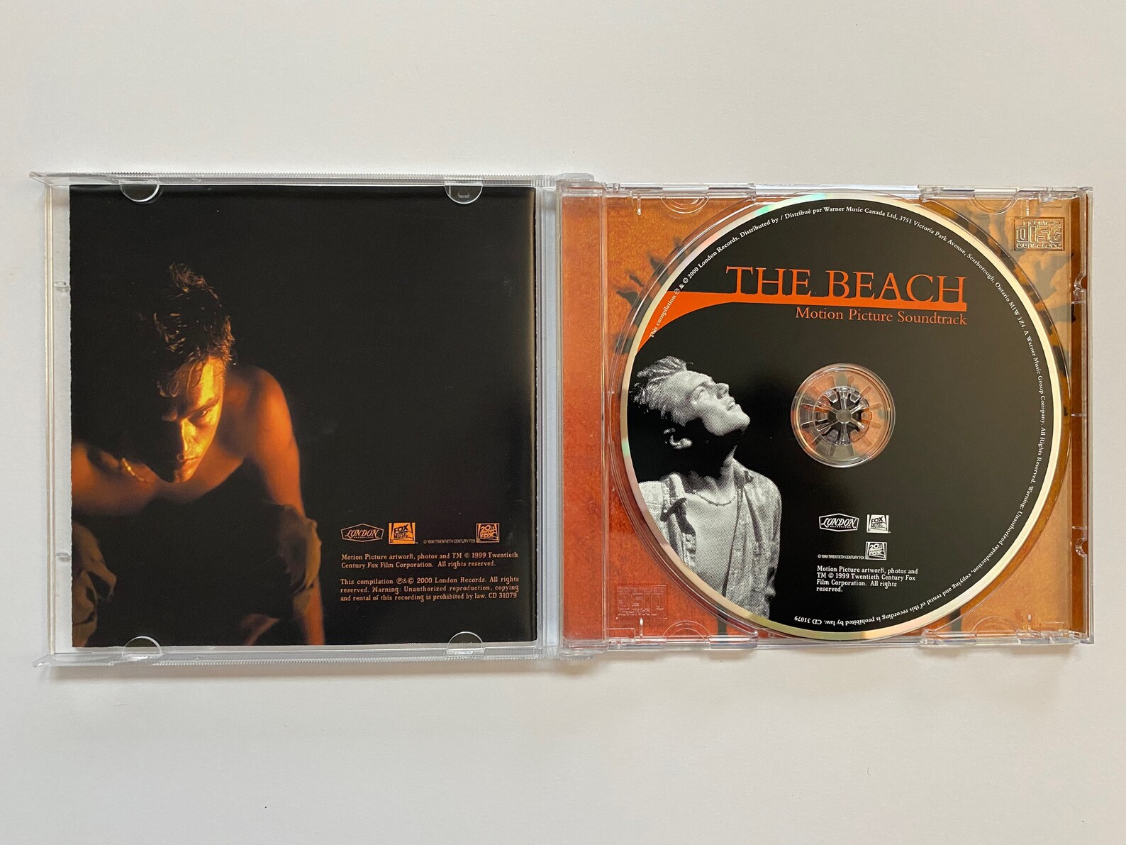 1999 the Beach Movie Soundtrack CD Album 90s Tested Working Etsy