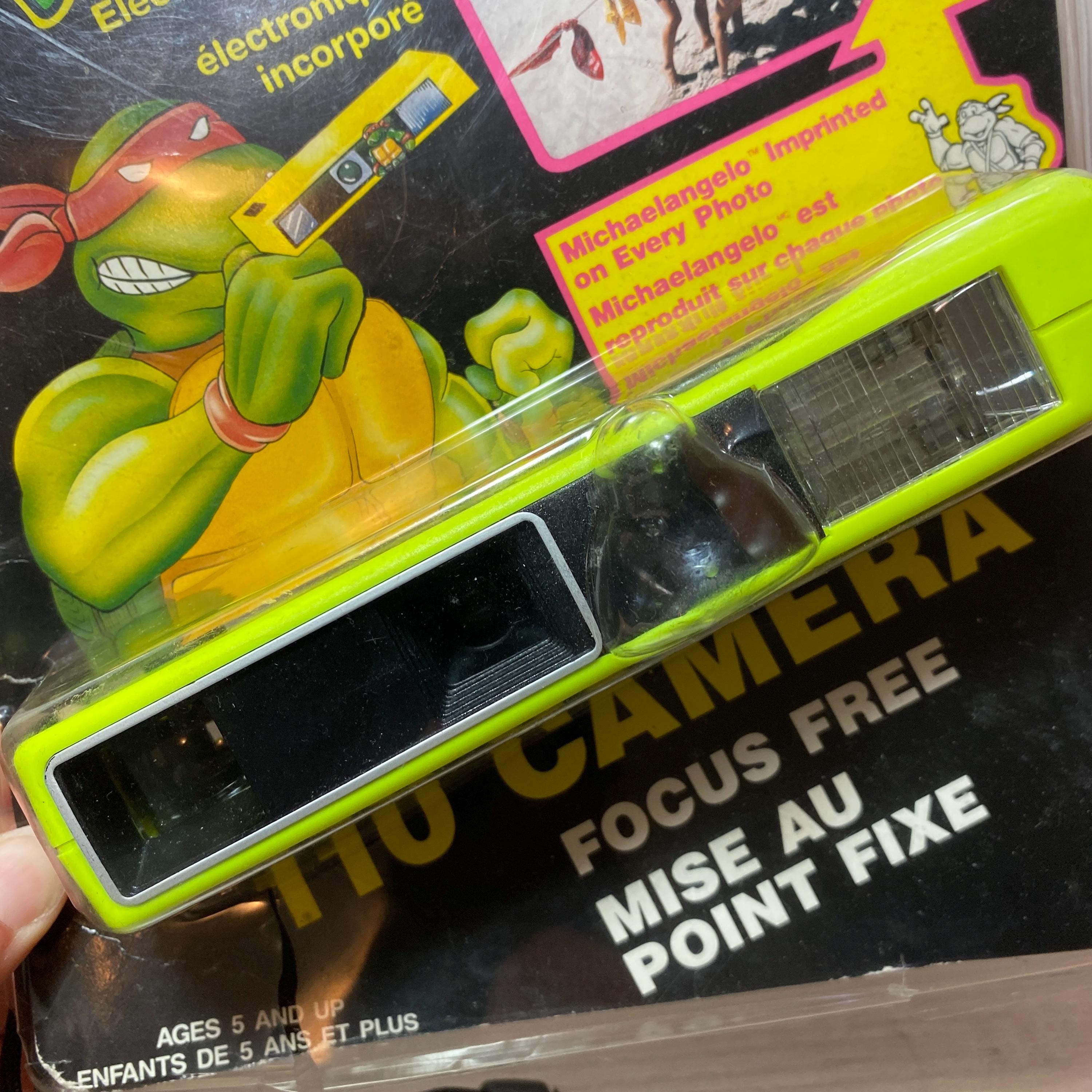 TMNT Camera 1990 Remco Teenage Mutant Ninja Turtles Michaelangelo