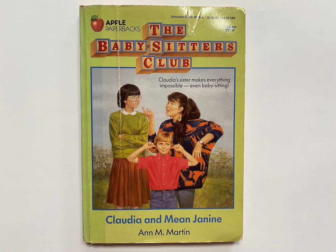 The Babysitters Club #7 Claudia and Mean Janine Paperback Chapter Book