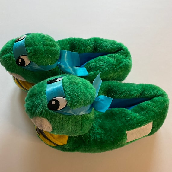 TMNT Kids Slippers 1991 Size 3-4 Teenage Mutant N… - image 2