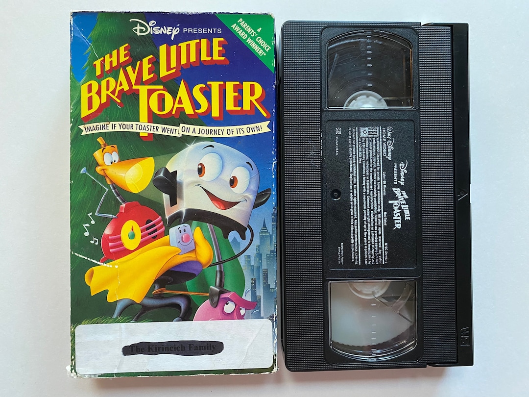 The Brave Little Toaster VHS Video Movie 1987 Animated Film Etsy