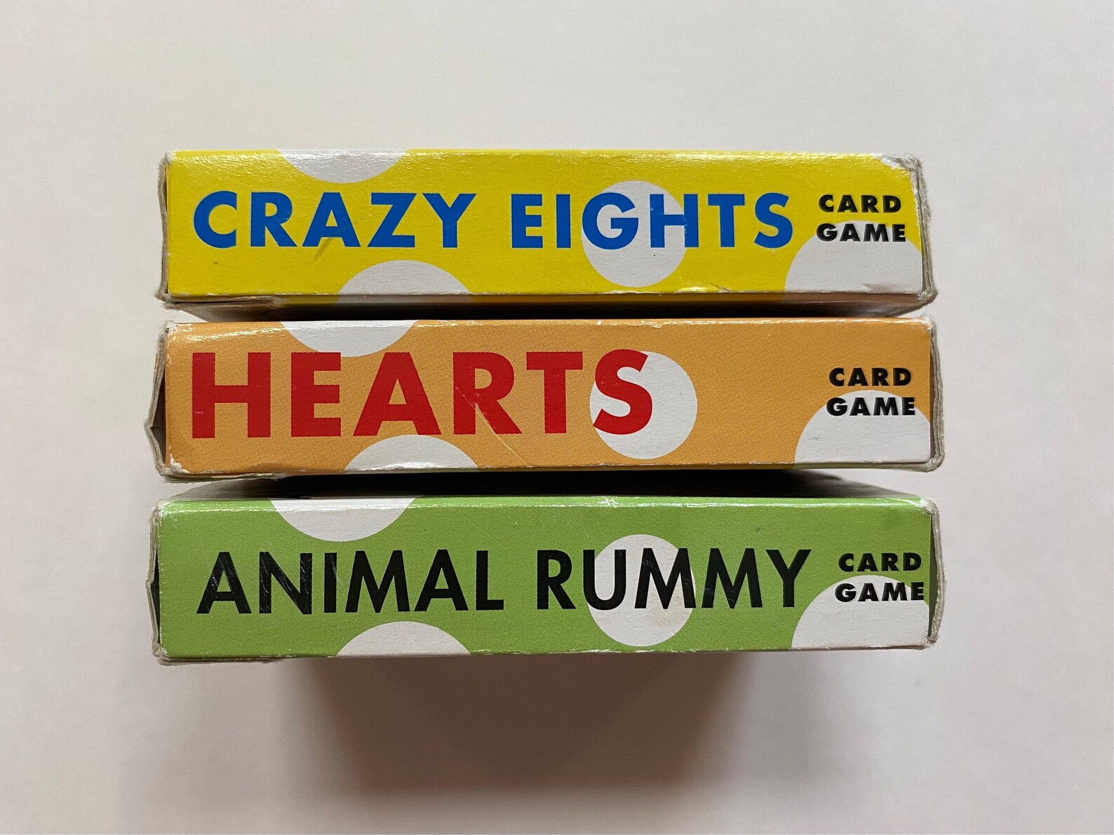 Playing Cards Complete Sets Crazy Eights Hearts and Animal Rummy 2002 ...