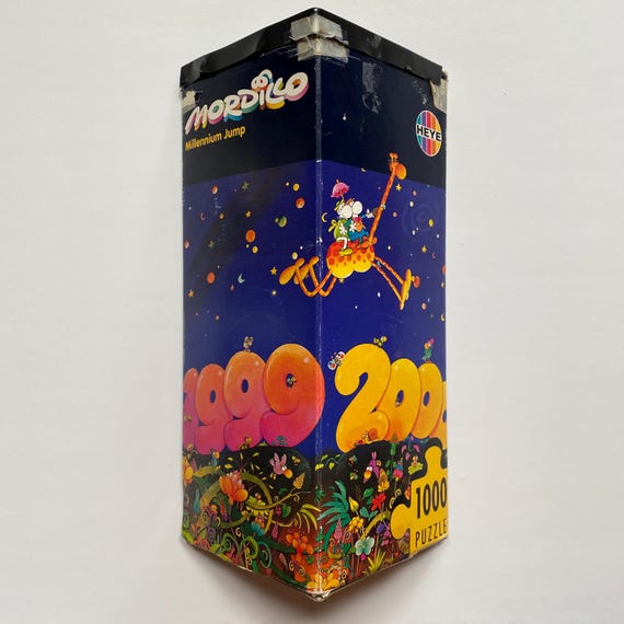 Mordillo Puzzle Millennium Jump 1000 Pieces COMPLETE 1999 HEYE
