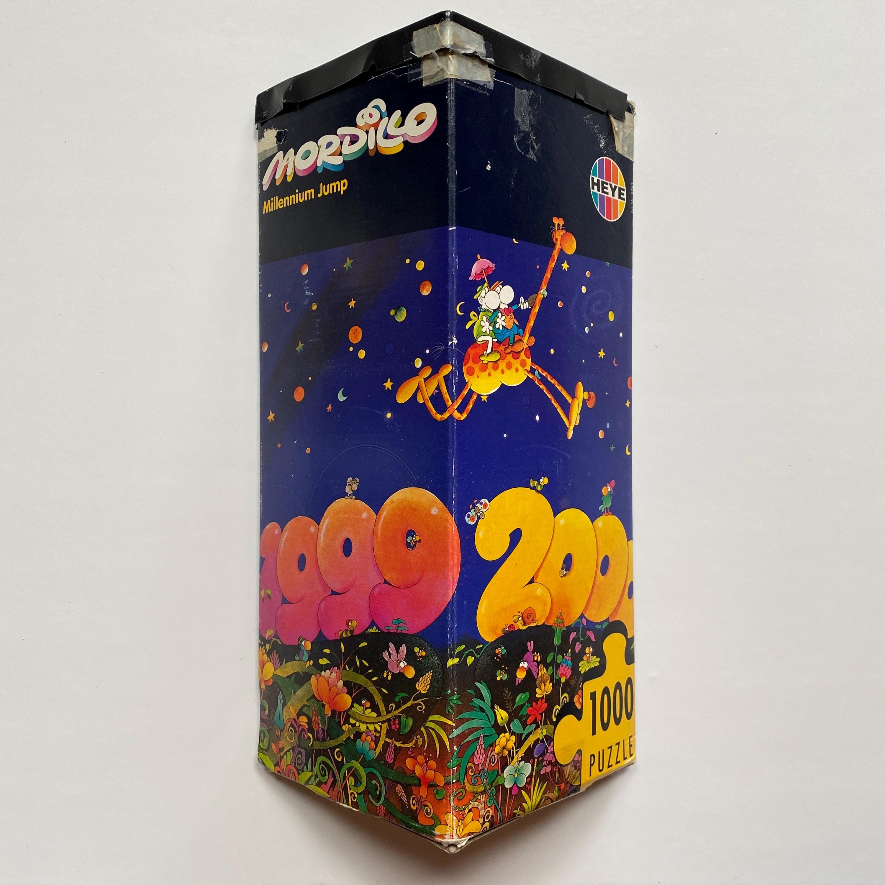 Mordillo Puzzle Millennium Jump 1000 Pieces COMPLETE 1999 HEYE