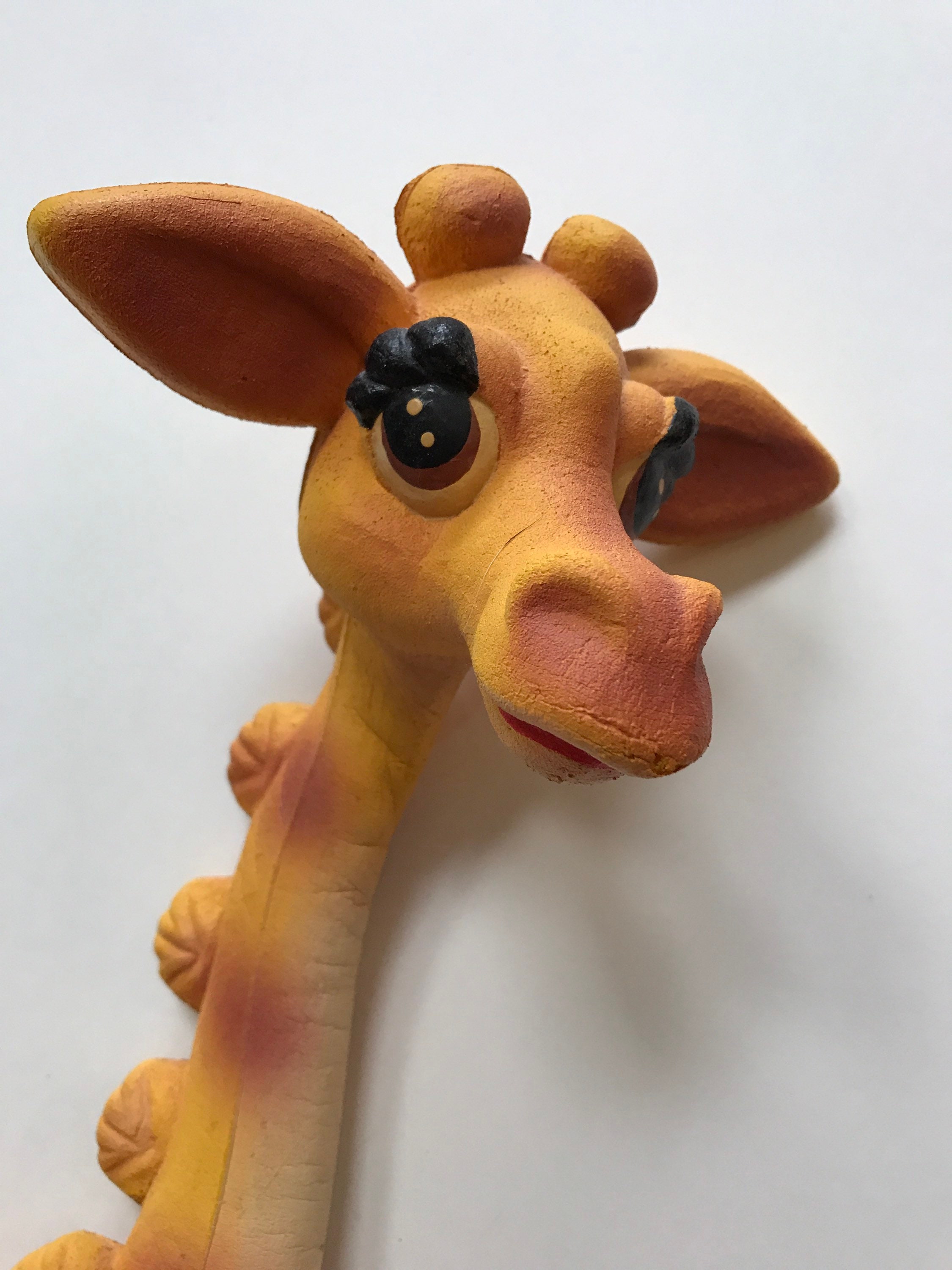 Vintage Bendy Brand Foam Giraffe Toy England Groovy 60s 70s | Etsy