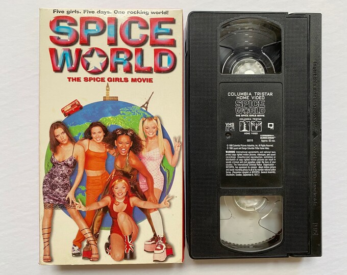1998 Spice Girls Spice World VHS Video Tape Movie Tested Etsy