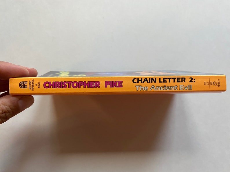 1992 Christopher Pike Chain Letter 2 the Ancient Evil Paperback Book ...