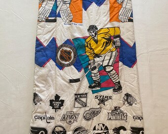1994 NHL Hockey Sleeping Bag 90s Sleepover Marimac Hard to Find