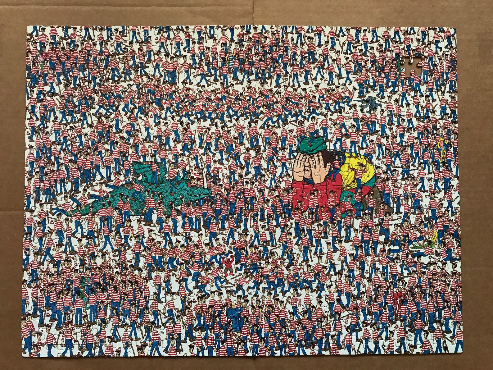 Vintage Where's Waldo The Land of Waldos Jigsaw Puzzle Etsy