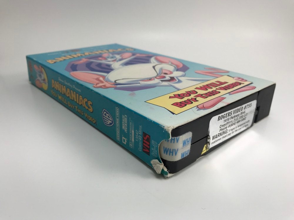 SALE 1990s Animaniacs You Will Buy This Video Helloooo Holidays Christmas  VHS Video Tape Tested Working Condition Preowned Pinky Brain -  Canada