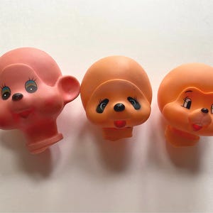 Cute Monkey and Panda Crafting Heads Doll Parts Doll Making Plastic