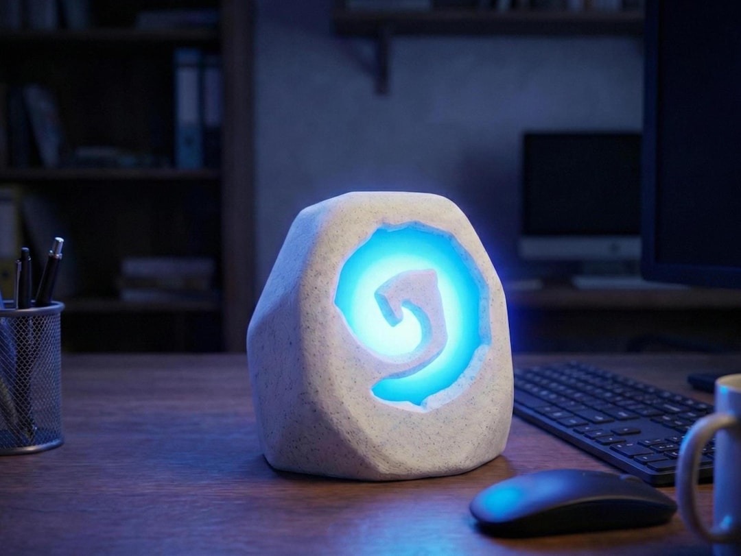 Hearthstone Inspired LED Lamp - Wow - Gamer Gift - Desk Light - Etsy