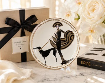 Franklin Mint the House of Erte Collectors Porcelain Plate