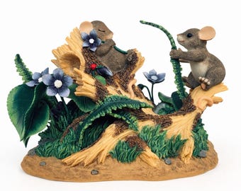 Figura "Helechos" de Charming Tails, Fitz and Floyd, edición limitada