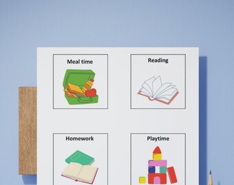 Now and Next Board With School Visual Timetable Cards SEN, Autism, ASD ...