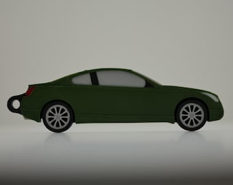 Porte-clés détaillé Infiniti G37 Coupé (2008 – 2015) - Cadeau parfait pour les amateurs d'Infiniti !