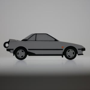 Detailed Toyota MR2 (1984 – 1989) Keychain - Perfect Gift for Toyota Lovers!