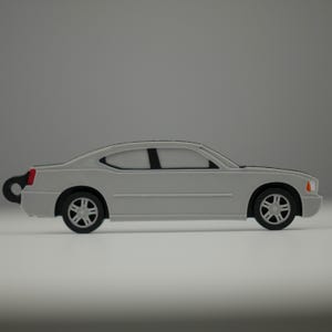 Detailed Dodge Charger (2006 – 2010) Keychain - Perfect Gift for Dodge Lovers!