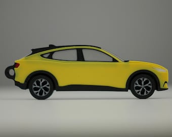 Detailed Ford Mustang Mach-E (2021 – Present) Keychain - Perfect Gift for Ford Lovers!