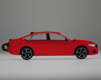 Chaveiro detalhado do Honda Accord (2018 – 2022) - Presente perfeito para amantes da Honda!