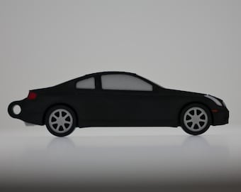 Detaljerad Infiniti G35 Coupé (2003 – 2007) nyckelring - Perfekt present till Infiniti-älskare!