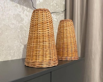 レトロ 照明 竹製円筒形ランプシェード 楽天市場】竹（照明器具部品