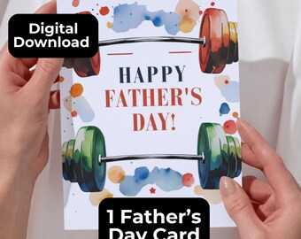 Tarjeta del Día del Padre (Descarga digital)