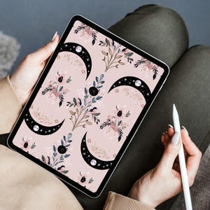 image of one of the witchy digital covers and how it looks on the ipad
