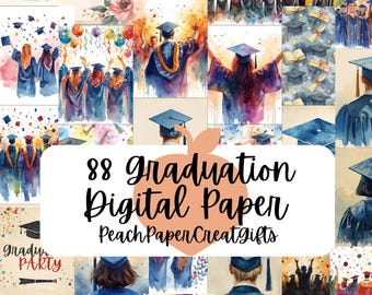 Graduation Digital Paper Pack (Digital Download)